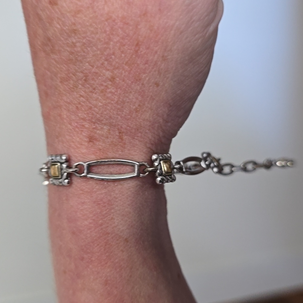 Brighton 2-tone double sided bracelet